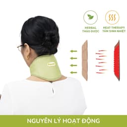 Thumbnail Đai Chườm Thảo Dược Cổ Gáy Hapaku, Giảm Đau Nhức Mỏi Cổ Gáy, Thư Giãn Ngủ Ngon 3