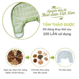 Thumbnail Đai Chườm Nóng Thảo Mộc Vai Gáy Hapaku, Giảm Căng Cứng Cơ, Massage Cổ Vai Gáy Giảm Đau, Thoái Hóa Đốt Sống Cổ 4