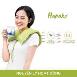 Thumbnail Túi Chườm Nóng Thảo Dược Vai Gáy HAPAKU, Giảm Đau Vai Gáy Cổ, Gối Thảo Dược Làm Nóng Bằng Lò Vi Sóng 2