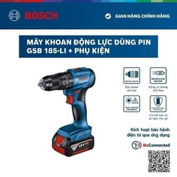 Thumbnail Máy khoan động lực dùng pin Bosch GSB 185-LI 2