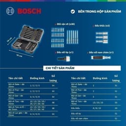 Thumbnail Bộ Dụng Cụ Bosch 43 Món 3