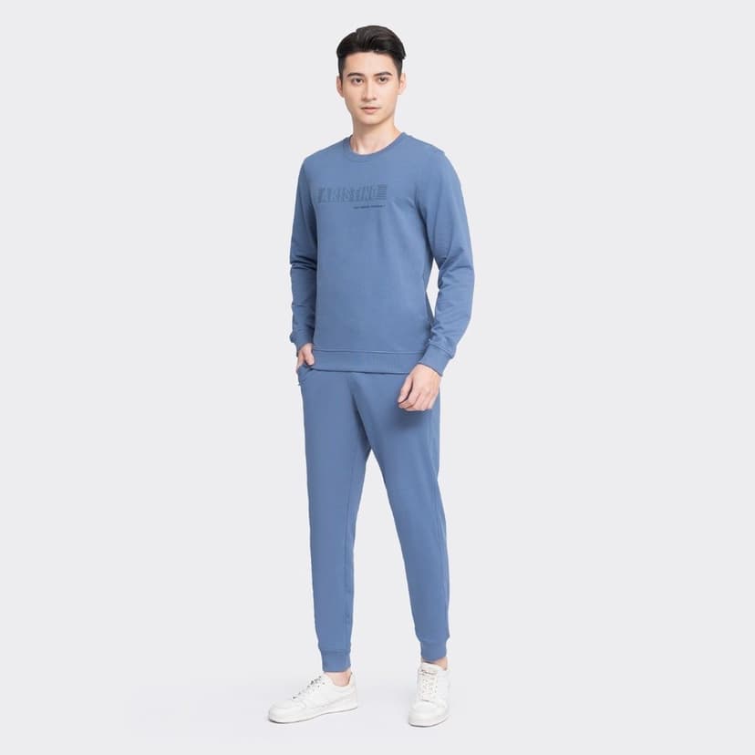 Ảnh Bộ đồ thu đông nam Aristino dệt kim thiết kế cơ bản, màu sắc nam tính, lịch lãm - ALH010W3 2
