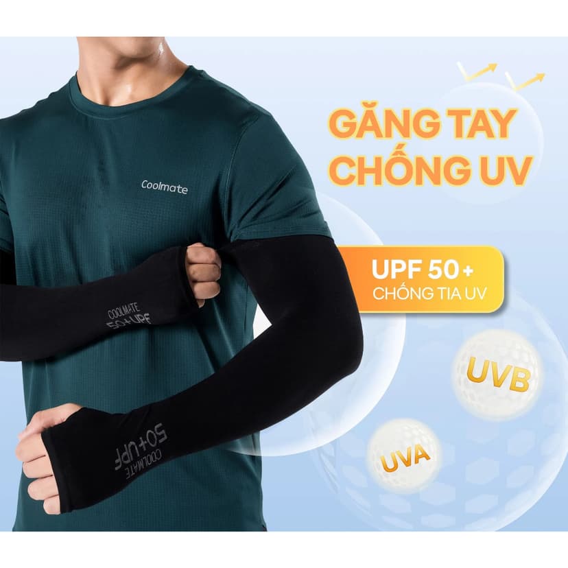 Ảnh Găng tay chống nắng dáng dài Coolmate 1