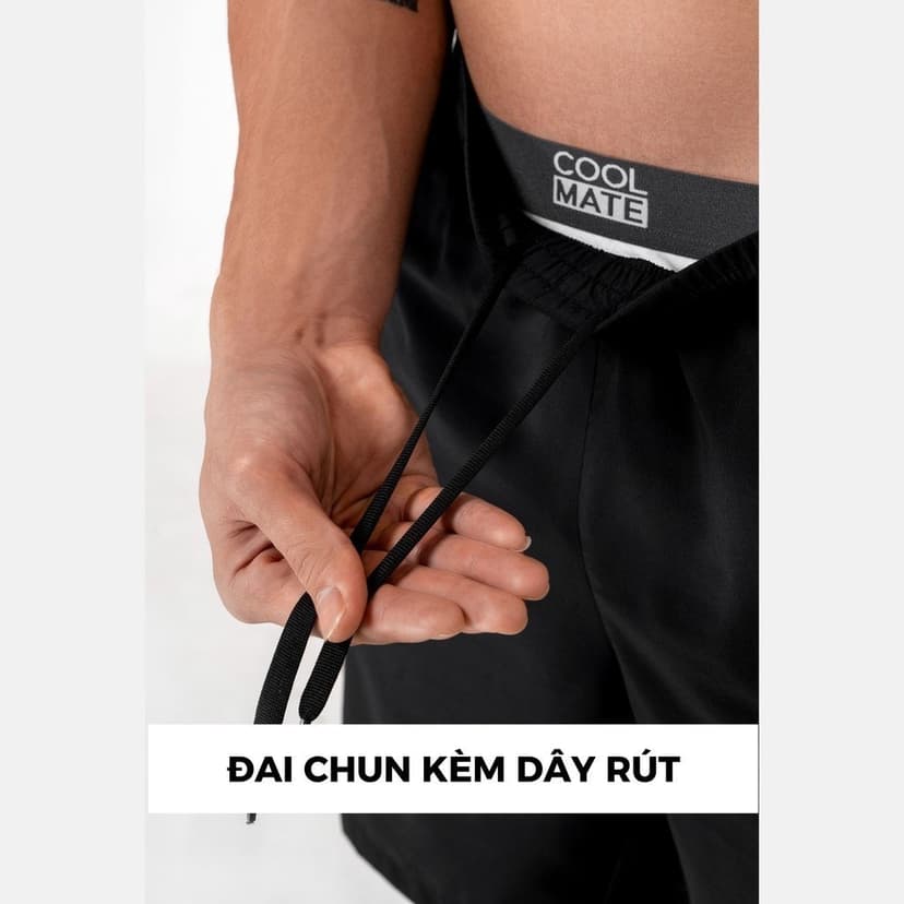 Ảnh Quần thể thao nam 7inch Ultra Short có túi khóa kéo Coolmate 4