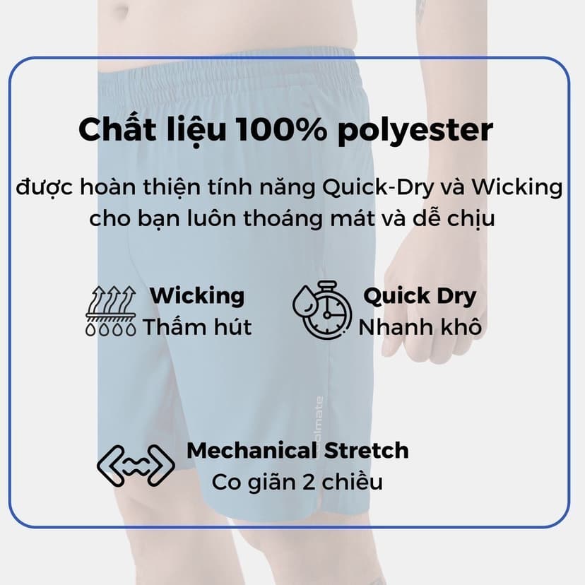 Ảnh Quần thể thao nam 7inch Ultra Short có túi khóa kéo Coolmate 2