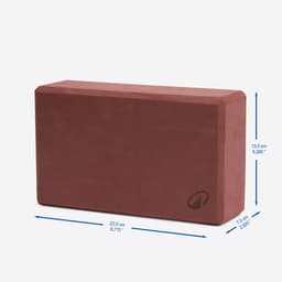 Thumbnail Gạch xốp tập yoga nâu đỏ Decathlon KIMJALY mã 8841907 3