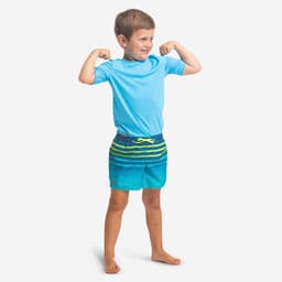 Thumbnail Quần short lướt ván 100 tokyo cho trẻ em ngọc lam DECATHLON olaian mã 8559017 1