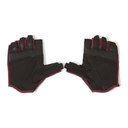 Thumbnail Găng tay tập tạ thoáng khí cho nữ đỏ sẫm DECATHLON DOMYOS mã 8595216 3