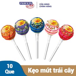 Thumbnail Que kẹo mút khổng lồ Chupa Chups hương trái cây hỗn hợp (bên trong 10 que kẹo mút nhỏ) 2
