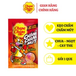 Thumbnail Kẹo Mút Chupa Chups Chấm Chấm Mút (Hương Dâu kèm muối ớt) (Hộp 16 gói) 1