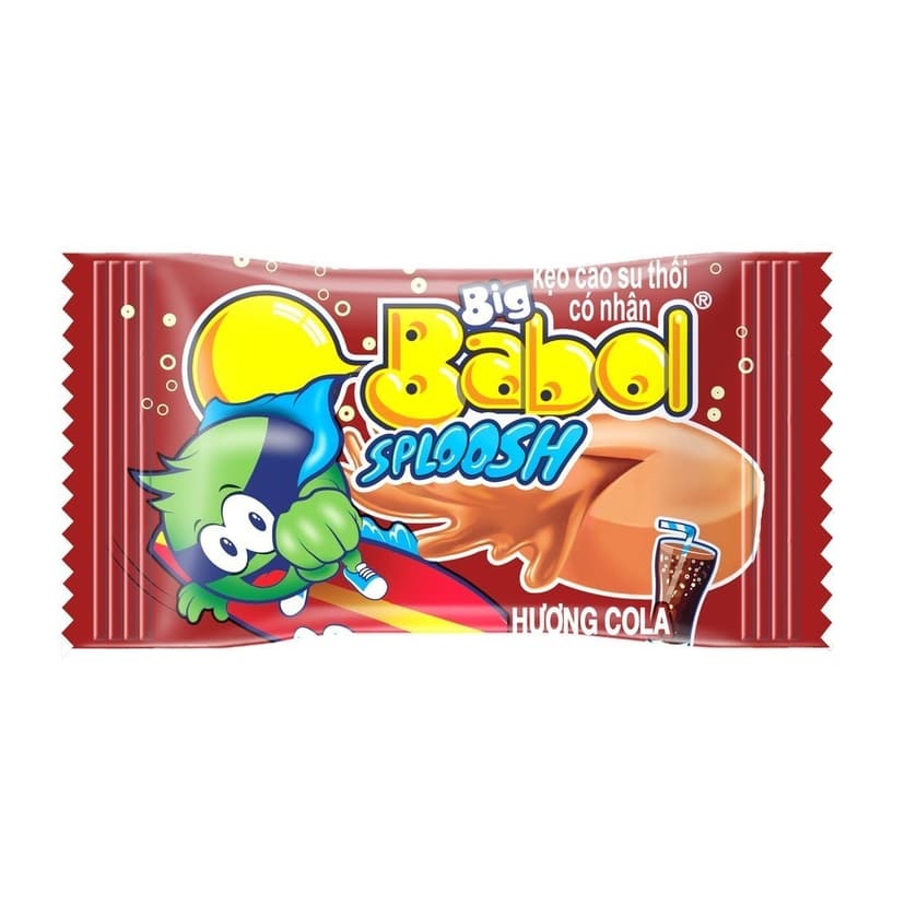 Ảnh Kẹo cao su gum thổi có nhân Chupa Chups Big Babol Sploosh (Hũ 74 viên) hương dưa hấu, dâu, cola 4