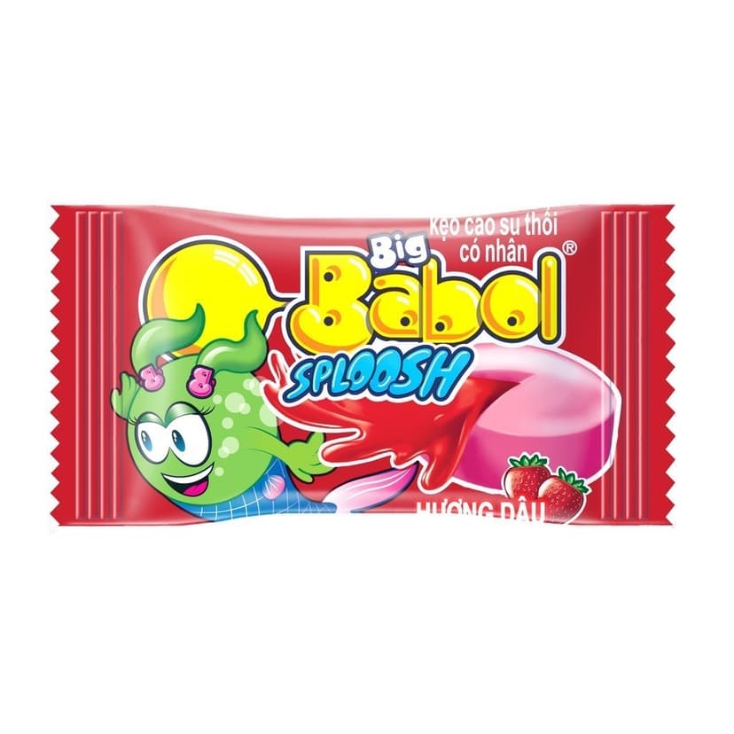 Ảnh Kẹo cao su gum thổi có nhân Chupa Chups Big Babol Sploosh (Hũ 74 viên) hương dưa hấu, dâu, cola 3