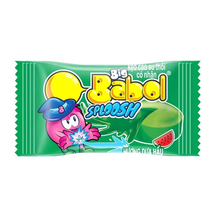 Ảnh Kẹo cao su gum thổi có nhân Chupa Chups Big Babol Sploosh (Hũ 74 viên) hương dưa hấu, dâu, cola 2