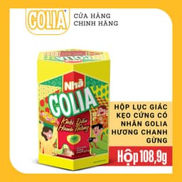 Thumbnail Hộp Lục Giác Kẹo Tết - Kẹo Alpenliebe, Mentos, Golia Hương sữa caramen, trái cây hỗn hợp, hương chanh gừng 2