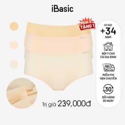 Thumbnail Pack 3 combo quần lót su nữ lưng cao không đường may không lộ viền iBasic PA3V189 3