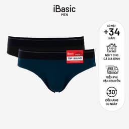 Thumbnail Pack 2 combo quần lót nam iBasic brief thun lạnh thoáng mát PA2PANM111 2