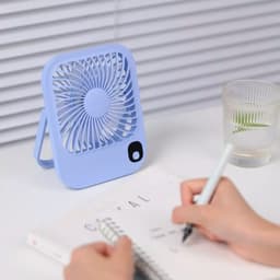 Thumbnail Quạt để bàn tích điện mini Yoobao F01 5000/10000mAh | Công suất 3W | 3 cấp độ gió tùy chỉnh | Màn hình LED | BH 12 tháng 1
