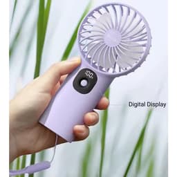 Thumbnail Quạt tích điện cầm tay mini Yoobao F3PL 8000/10000mAh | 3W | 3 cấp độ gió tùy chỉnh | Màn hình LED | Bảo hành 12 tháng 4