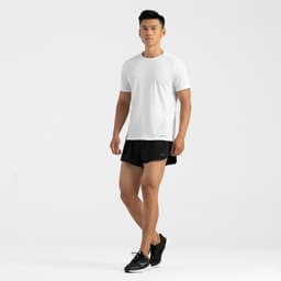 Thumbnail Áo thun chạy bộ nam thoáng khí DECATHLON 100 Dry trắng mã 8488039 3