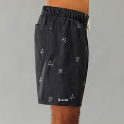 Thumbnail Quần short lướt ván 100 DECATHLON Đen mã 8789573 2