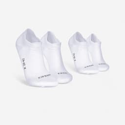 Thumbnail Gói 2 đôi tất chạy bộ mỏng DECATHLON Run 500 trắng mã 8810966 1