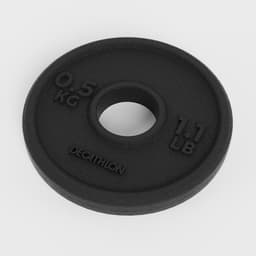 Thumbnail Đĩa tạ sắt tập tạ 0.5kg 28mm DECATHLON mã 8816721 3