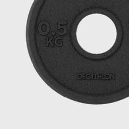 Thumbnail Đĩa tạ sắt tập tạ 0.5kg 28mm DECATHLON mã 8816721 4