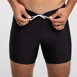 Thumbnail Quần bơi boxer nam dáng dài co giãn DECATHLON 100 đen mã 8828282 1
