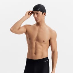 Thumbnail Mũ bơi vải cỡ M DECATHLON Đen mã 8928043 3