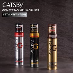 Thumbnail Gôm xịt tóc GATSBY Set & Keep Spray Extreme Hold 66ml 4
