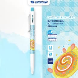 Thumbnail Bút gel B - Buttersmooth Gel Thiên Long - Premium Tip viết êm, trơn - Mực Xanh 4