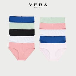 Thumbnail Combo 10 Quần Lót Nữ VERA Cotton - 7166 [Giao màu ngẫu nhiên] 1