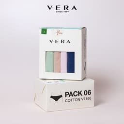 Thumbnail Combo 06 quần lót nữ cotton VERA 7166 [Giao màu ngẫu nhiên] 3