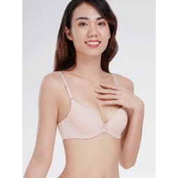 Thumbnail Áo ngực nữ Misaki cúp 3/4 mút vừa nylon trơn M1023 1