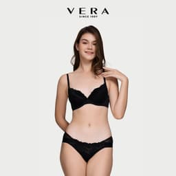 Thumbnail Quần lót Bikini nữ Misaki Polyamide phối ren - M1037 1
