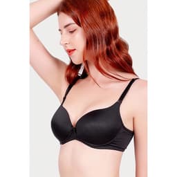 Thumbnail Áo ngực Misaki trơn không gọng, mút mỏng - 0228 2