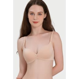 Thumbnail Áo ngực Misaki trơn không gọng, mút mỏng - 0228 3