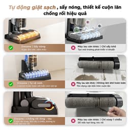Thumbnail Máy Lau Sàn Hút Bụi Không Dây Cầm Tay Dreame H12 Pro - Bản quốc tế - BH 24 tháng 3