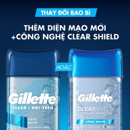 Thumbnail Gel Khử Mùi & Hỗ Trợ Giảm Tiết Mồ Hôi Dành Cho Nam Gillette Cool Wave 107g 1