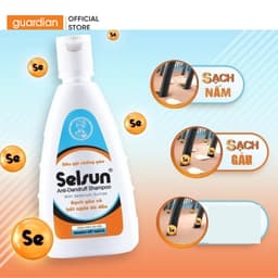 Thumbnail Dầu Gội Giảm Gàu, Hỗ Trợ Làm Sạch Gàu Selsun Anti-Dandruff Shampoo Guardian 100ml 2