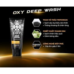 Thumbnail Kem Rửa Mặt Làm Sạch Sâu Có Hạt Deep Wash Scrub Formula Oxy 100Gr 3