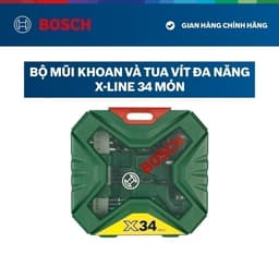 Thumbnail Máy khoan vặn vít pin GSB 185-LI (1 pin) - Tặng kèm 1 Bộ mũi khoan và vặn vít X-Line 34 món 2