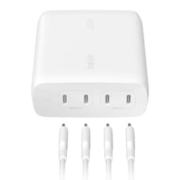 Thumbnail Adapter sạc nhanh 200W Belkin 4 cổng USB-C PD 3.0 GaN màu trắng 1