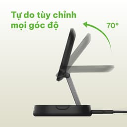 Thumbnail Đế sạc không dây Belkin Qi2 BoostCharge Universal 15W, điều chỉnh linh hoạt đứng nằm, không kèm sạc 3