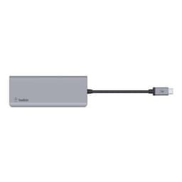 Thumbnail Hub chuyển đổi Belkin 7 trong 1 USB-C Multiport - HDMI 4K 30Hz, 100W PD, 2xUSB-A 3.0, 3.5 mm audio, SD 3.0,microSD 3.0 4