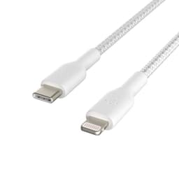 Thumbnail Cáp USB-C to Lightning BOOST CHARGE Belkin vỏ dù, chứng chỉ MFi, sạc nhanh 30W CAA004 3