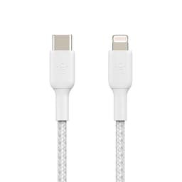 Thumbnail Cáp USB-C to Lightning BOOST CHARGE Belkin vỏ dù, chứng chỉ MFi, sạc nhanh 30W CAA004 4