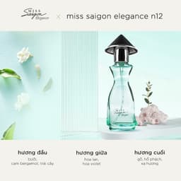 Thumbnail Nước hoa nữ Miss Saigon Elegance Jade 15ml - Hương tươi mát 1
