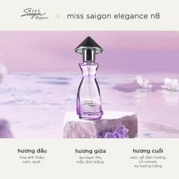 Thumbnail Nước hoa nữ Miss Saigon Elegance Amethyst 15ml - Hương Quyến Rũ 1