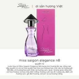 Thumbnail Nước hoa nữ Miss Saigon Elegance Amethyst 15ml - Hương Quyến Rũ 3